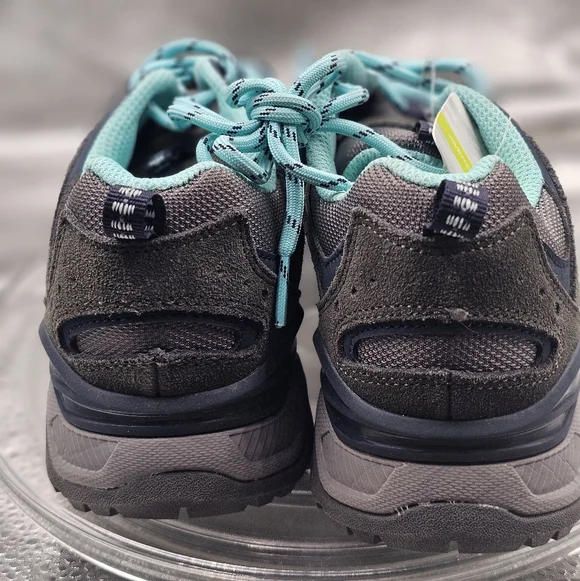 H Eddie Bauer RoseBurg womens 8 Sneakers Shoes Grey Teal Turquoise Vibe NWT - Picture 7 of 10